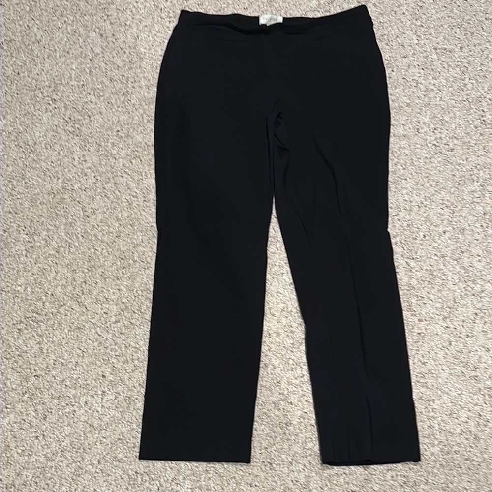 Talbots Classic Black Straight Leg tight fit Pants